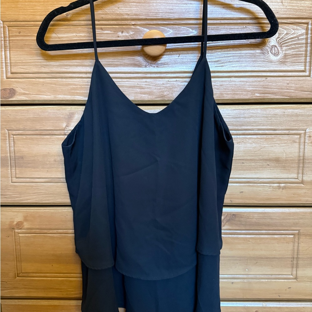 Annabella Black Strappy Top